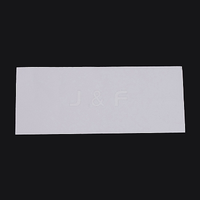 Plastic Necklace Chain Adhesive Pouch for Necklace Display Cards AJEW-P088-01C-1
