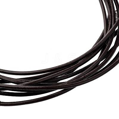 Leather Cord Necklace Making NJEW-A280-2.0mm-02-1