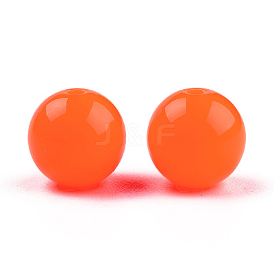 Fluorescent Acrylic Beads MACR-R517-8mm-03-1