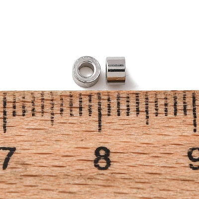 Non-Tarnish 304 Stainless Steel Column Spacer Beads X-STAS-S040-03-1