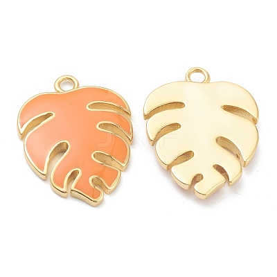 Brass Enamel Pendants KK-J278-40G-1