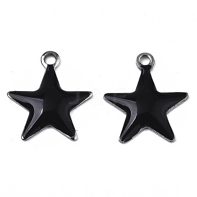 201 Stainless Steel Enamel Charms X-STAS-N088-14A-1