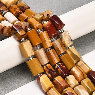 Natural Mookaite Beads Strands G-G068-A08-01-1