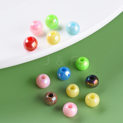 Opaque Acrylic Beads MACR-S370-D6mm-M2-1