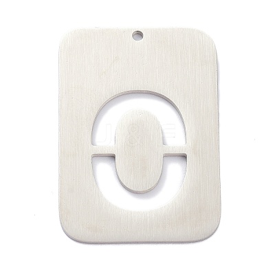 Non-Tarnish 304 Stainless Steel Pendants STAS-K216-49O-P-1