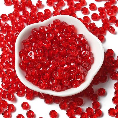 Transparent Colours Glass Seed Beads SEED-E001-T3x6mm-02-1