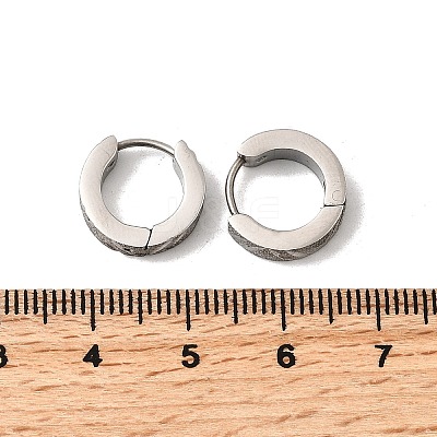 304 Stainless Steel Hoop Earrings EJEW-L302-03A-P-1