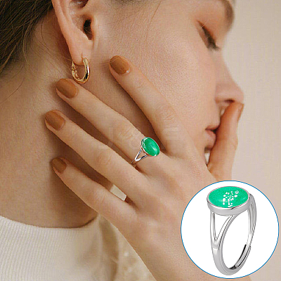 Adjustable 925 Sterling Silver Finger Ring Components STER-BC0003-89A-1