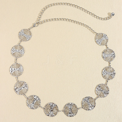 Zinc Alloy with Iron Coin Link Waist Belly Chains for Women FS-WG1FB88-04-1