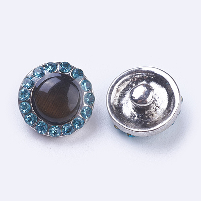 Mixed Styles Zinc Alloy Jewelry Snap Buttons X-SNAP-O023-M-NR-1