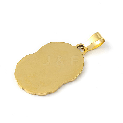 201 Stainless Steel Pendants STAS-C072-01G-1