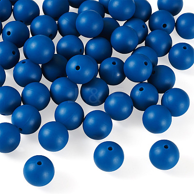 50Pcs Food Grade Eco-Friendly Silicone Beads SIL-TADJ0001-03G-1