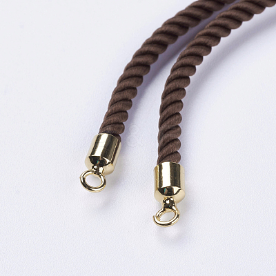 Nylon Twisted Cord Bracelet Making MAK-F018-14G-RS-1