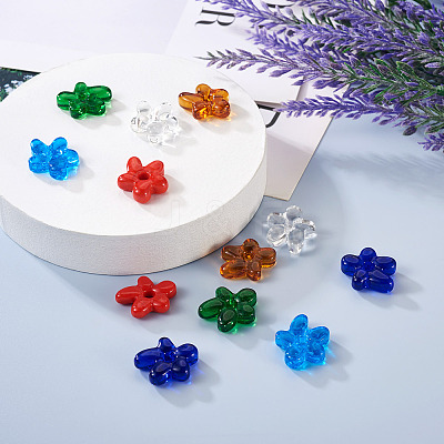 12Pcs 6 Colors Glass Beads GGLA-TA0002-02-1