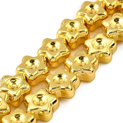 Electroplate Glass Beads Strands EGLA-V001-02G-1