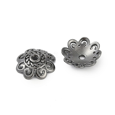 Tibetan Style Bead Caps TIBEB-00955-B-RS-1