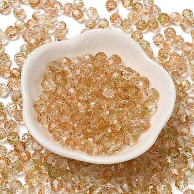 Transparent Colours Glass Round Beads SEED-F006-04A-02-1