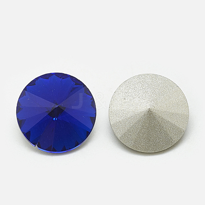 Pointed Back Glass Rhinestone Cabochons RGLA-T086-10mm-11-1