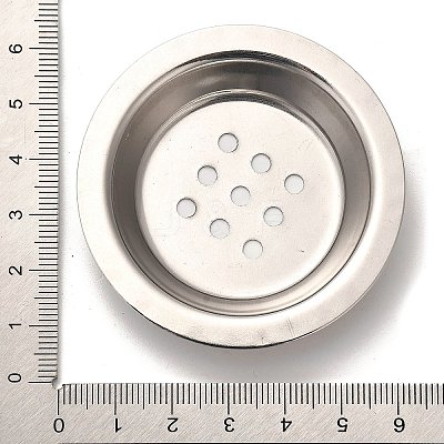 2 Pcs Alloy Candle Lids LS-FIND-G071-01P-1