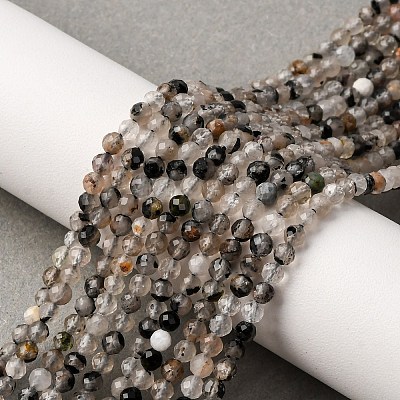Natural Tourmaline Bead Strands G-L629-B03-3mm-1