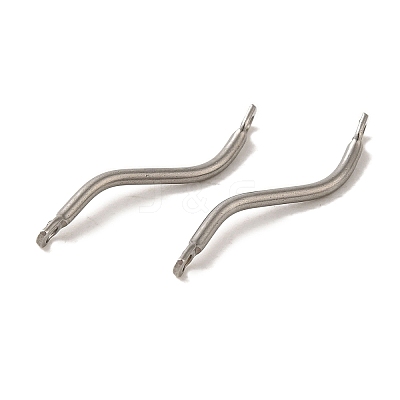 Non-Tarnish 304 Stainless Steel Links Connector Charms STAS-Q323-13P-1