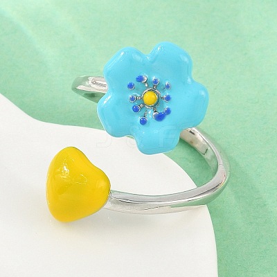Brass Cuff Open Rings for Women KK-CBA17E5-03P-02-1