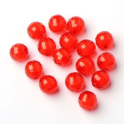 Transparent Acrylic Beads TACR-S086-12mm-15-1