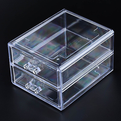 Double Layer Polystyrene Plastic Bead Storage Containers CON-N011-043-1