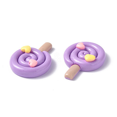 Opaque Resin Cabochons CRES-P023-03D-1