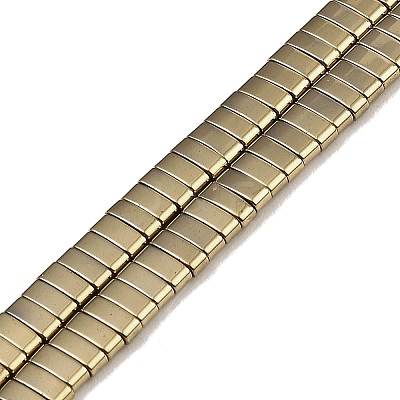 Electroplated Non-magnetic Synthetic Hematite Beads Strands G-G089-A02-03-1