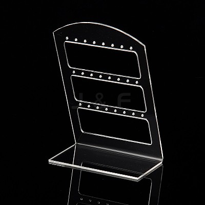 Organic Glass Earring Display Racks EDIS-N001-02B-1