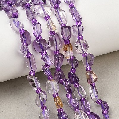 Natural Ametrine Beads Strands GG-CBA3A44-C03-01-1