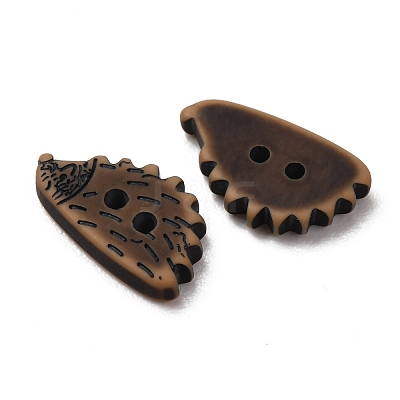 2-Hole Opaque Resin Buttons RE-CBA9412-25-1