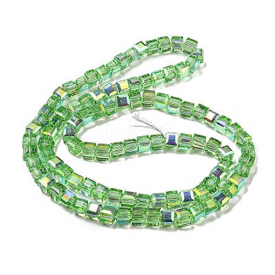 Electroplate Glass Beads Strands EGLA-M031-01A-HR-1