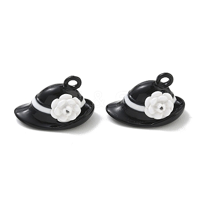 Spray Paint Alloy Pendants ENAM-K076-34A-1