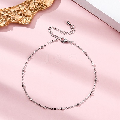 Brass Satellite Chains Bracelets for Women BJEW-G735-19P-1