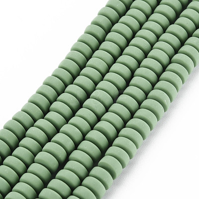 Handmade Polymer Clay Beads Strands CLAY-N008-103-1