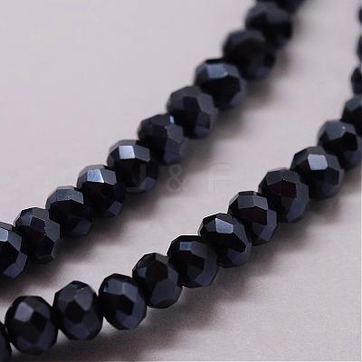 Electroplate Glass Bead Strands GLAA-K016-2x3mm-10PL-1