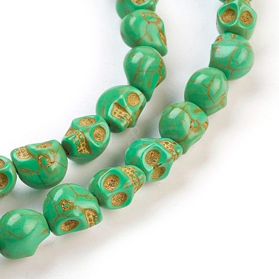 Dyed Synthetic Turquoise Bead Strands G-M145-18-1