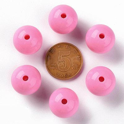 Opaque Acrylic Beads X-MACR-S370-C16mm-A02-1