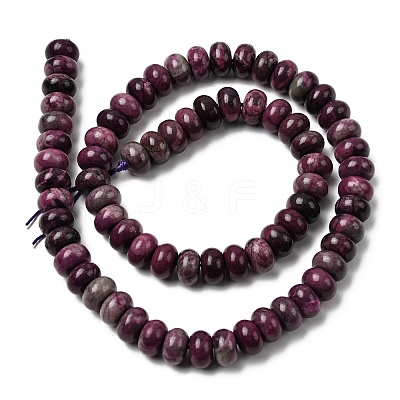 Natural Map Stone/Picasso Stone/Picasso Jasper Beads Strands G-A280-A12-02-1