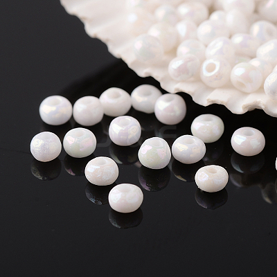 FGB 8/0 Grade A Round Glass Seed Beads X-SEED-A022-F8-401-1