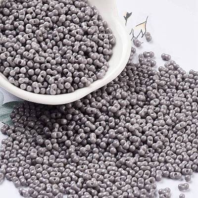 Baking Paint Glass Seed Beads SEED-A033-05C-1
