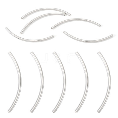 5Pcs 925 Sterling Silver Tube Beads STER-TA0001-54-1