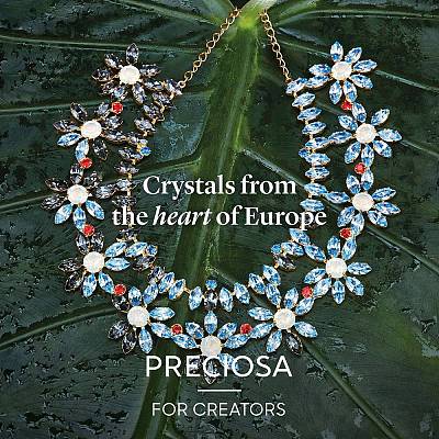 Preciosa® MAXIMA Crystal Sew-On Cups Y-PRC-SE15-00030-235-G-1