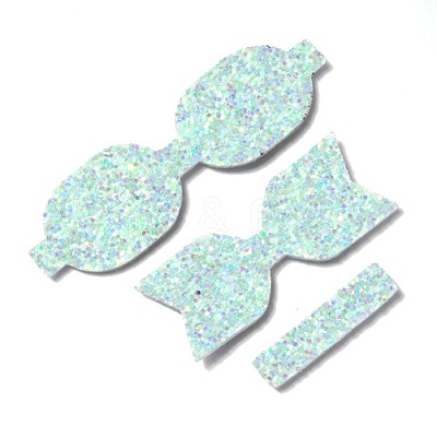 Glitter Non Woven Fabric Decoration Accessories AJEW-WH0002-10D-1