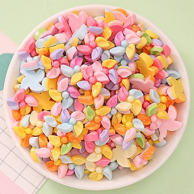 Opaque Resin Cabochons CRES-F030-01B-1