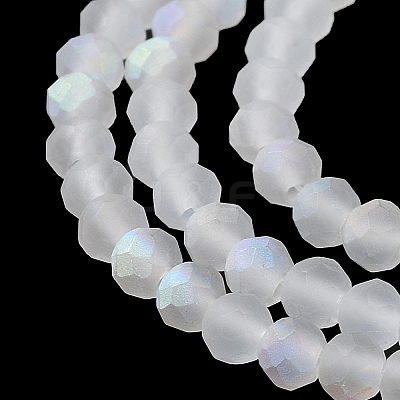 Transparent Glass Beads Strands EGLA-A044-T1mm-MB19-1