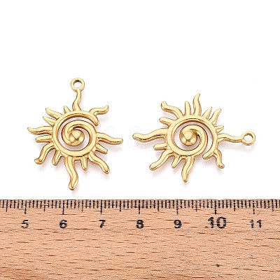 304 Stainless Steel Pendants X-STAS-T065-07G-1