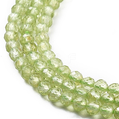 Natural Peridot Beads Strands G-B107-A06-01A-1